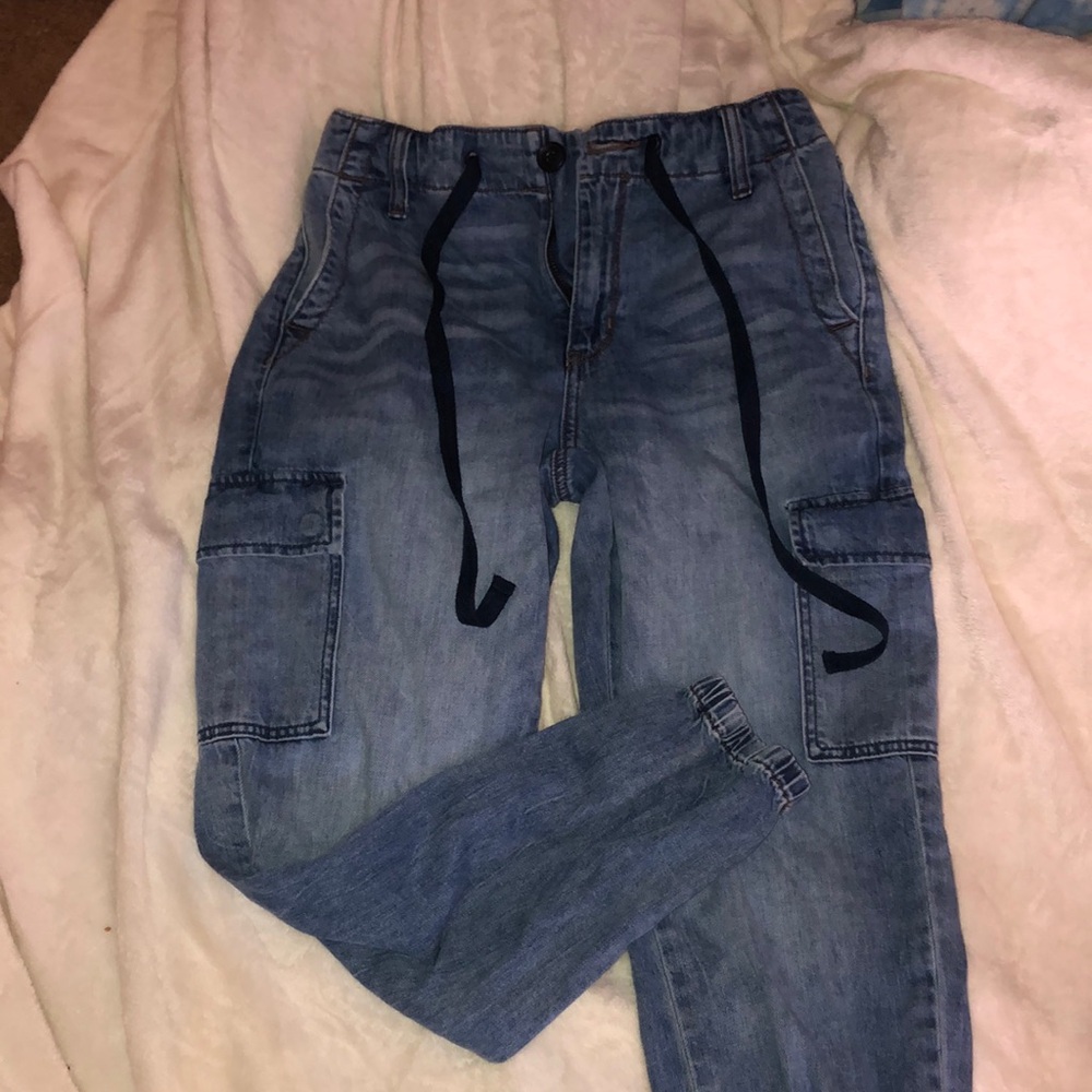 american eagle stretchy jean joggers